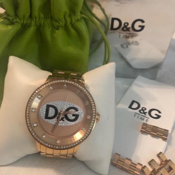 D&G Accessories - Authentic DOLCE & GABANNA rose gold watch